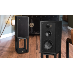 WHARFEDALE LINTON Heritage BLACK CON STAND