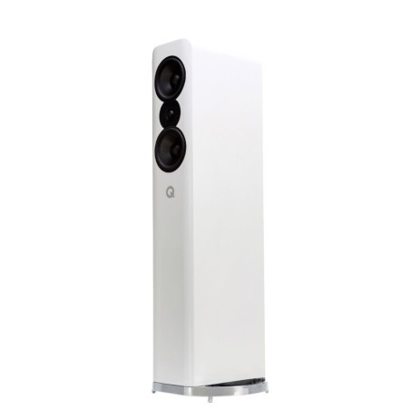 Q ACOUSTICS CONCEPT 500 SILVER HIGH GLOSS/EBANO