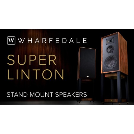 WHARFEDALE SUPER LINTON WALNUT CON STAND