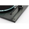 Dettaglio plinto in alluminio spazzolato e braccio RB330 Rega Planar 3 RS