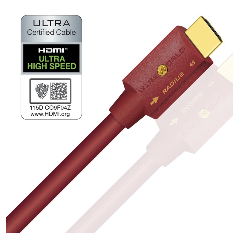 Wireworld Radius 48 Cavo HDMI 2.1 8K UHS | Stereodrom hifi