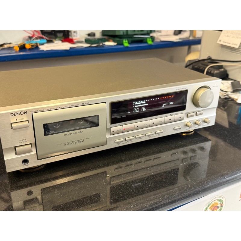 Denon DRM-740 Piastra Cassette Usata - Stereodrom Hi-Fi