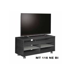 MUNARI MATERA MT116NE MOBILE PORTA TV FINO A 47" CON RIPANO PER SOUNDBAR