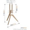 VOGEL'S NEXT OP1 TV Floor Stand