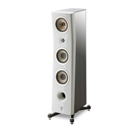 FOCAL KANTA N°2 Carrara White - Black High Gloss